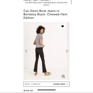 Madewell Cali Boot Cut Jeans